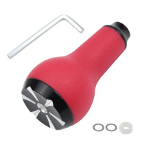 Fishing Line Wheel Handle Knob Grip Replacement NonSlip Rubber Grip Reel Power Knob Saltwater and Freshwater Compatible Red