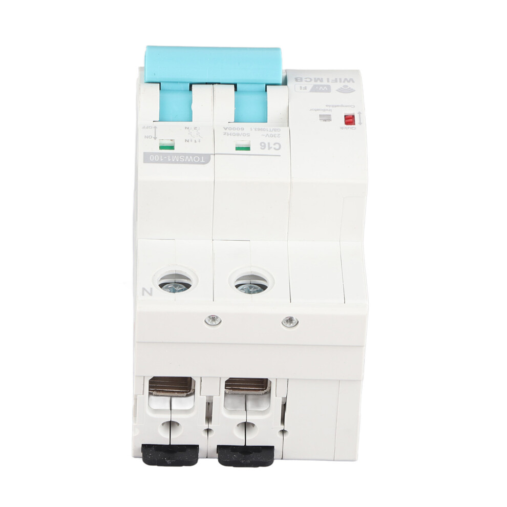 Intelligent Wifi Circuit Breaker 2P Din Rail 230V 6000A 8731377999704