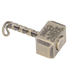 Metall umwandelbarer Hammer-Gyroskop-Spielzeug in Gold für Kinder & Erwachsene