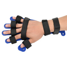 Órtese de extensão de dedos ajustável Optimum Rehab Option com design de dedos separados, acolchoamento macio e suporte para dor no pulso para