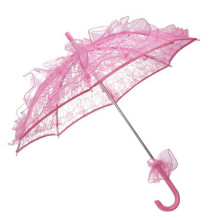 Charming Touch Parasol, Light Sun Protection Bridal Umbrella with Lightweight and Small-Sized Design and Decorative & Functional Use, Foldable