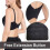 Comfortable Nursing Bra for Breastfeeding, One-Step Feeding Clasp Soft Elastic Fabric Maternity Bra, Adjustable Straps Universal Pump Compatibility 4