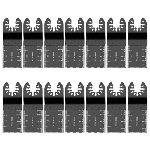 Cut Multiple Materials Oscillating Multi Tool Blades, Universal Compatible System Quick Release Saw Blades, High Carbon Steel Construction for Long