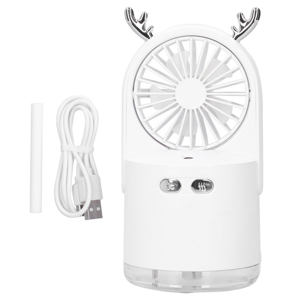 Handheld and Desk 2 IN 1 Misting Fan With USB Charging Quiet Operation Mini Size For Travelers And Office Workers For Halloween Parties For Daily Use