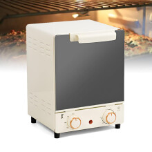 15L Countertop Convection Oven with 3Tier Design, Dual Heat Pipes, Adjustable Temperature, Timer