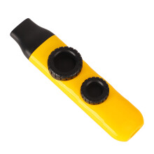 Professioneller Kunststoff-Kazoo mit 10 Flöten-Diezieren, metallicgelb