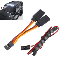 RC Roof Light a 6 LED bianco, lampada anteriore per auto, barra luminosa per Traxxas TRX4M 1/18