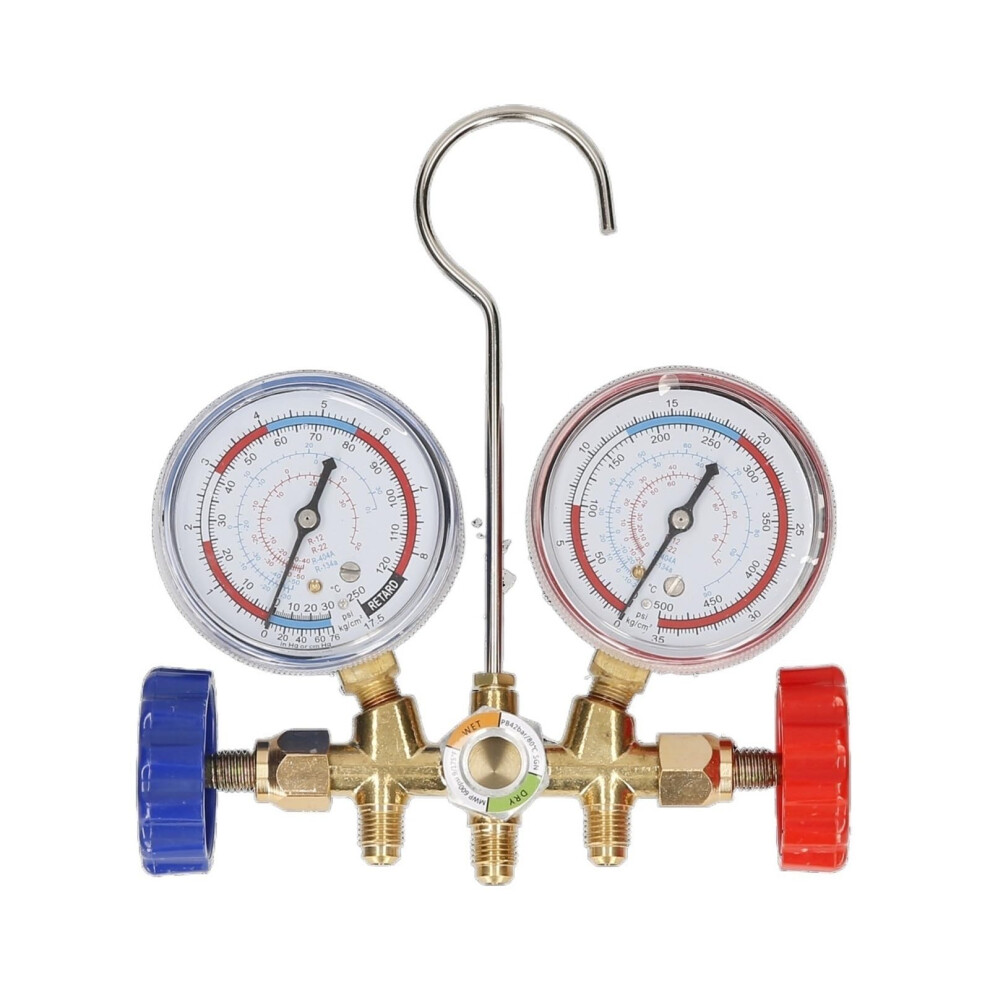 Pressure Gauge Refrigerant Manifold Gauge Set For Ac Air Conditioning Diagnostic Tool 9199774388702