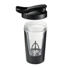 Electric Mixing Cup Rechargeable LeakProof Protein Powder Mixing Coffee Milk Cup Black