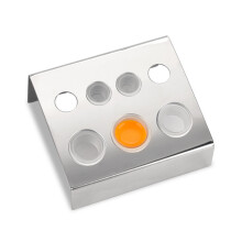 Pigment Holder For Tattoo Artists, Durable Stainless Steel Ink Cap Stand With Rust Proof Design Easy Cleaning Features Unique Appearance Professional