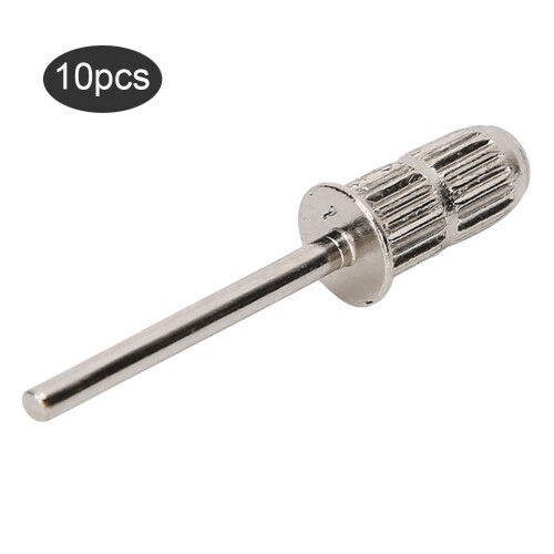 Brocas de mandril profissionais para unhas de 3/32 polegadas, design ergonômico, resistentes à abrasão, compactas, leves e fáceis de usar para 2
