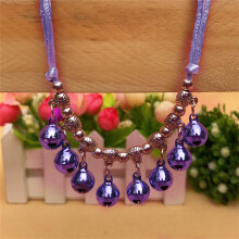 Hond Glinsterende halsband met Tibetaans-M Lichtpaars