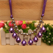 Dog Cat Collar Ringing Bells Collar Adjustable-XS Light purple