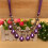 Dog Cat Collar Ringing Bells Collar Adjustable-XS Light purple 1