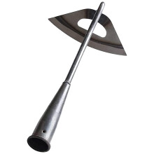 AllSteel Hollow Garden Hoe Handheld Weeding Tool for Vegetable Planting Durable Forged Steel 1Pcs