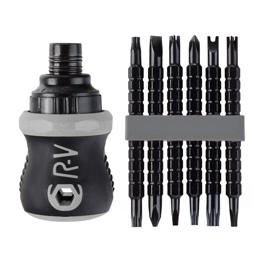 13 In 1 Stubby Ratcheting Screwdriver Kit, Torque Ratchet Driver, Magnetic Tip Nut Driver, Multibit Screwdriver Set 9382693880710