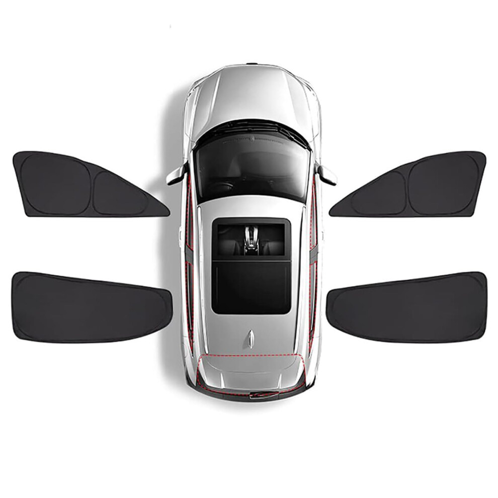 Magnetic Car Window Shade For Nissan Sunny 2011+ Uv Protection Foldable Sunshade Privacy 9199774389815