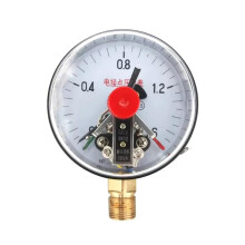Air Pressure Gauge Manometer 100mm Dia Electric Contact Pressure Gauge 01.6MPa Vacuum Controller 10VA M20x1.5 Switch