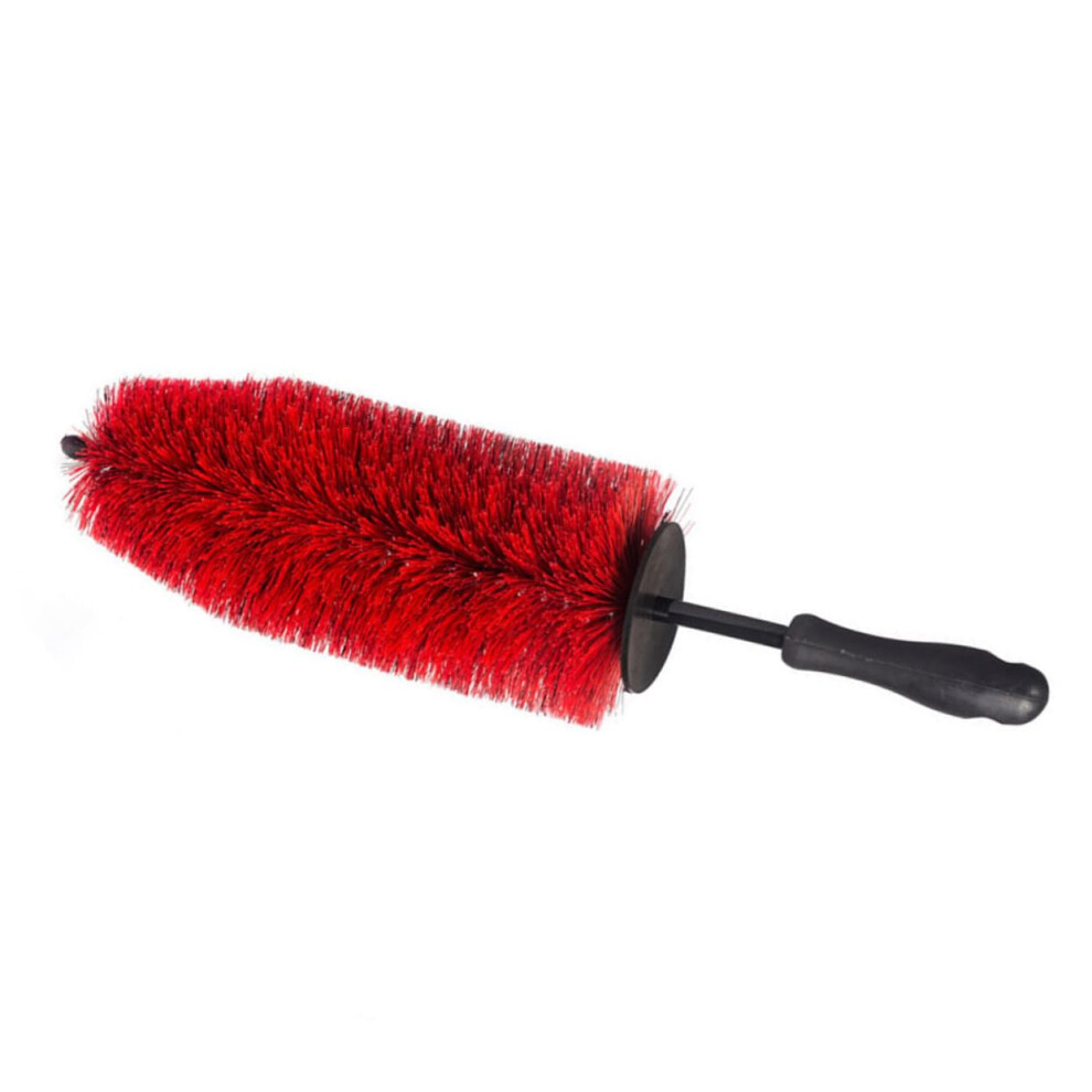 Car Detailing Brush With Hard Bristles For Wheel And Rim Cleaning, Ergonomic Antislip Handle 9199774390279