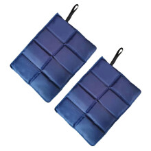 Waterproof Oxford Fabric Folding Outdoor Seat Cushion Pad 2Pack Insulated Camping Mat For Hiking, Stadium, Park