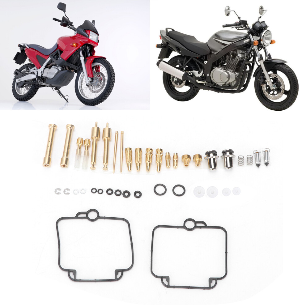 2 Sets Carburetor Rebuild Kit For Suzuki Gs500e, Dr250s, Dr350s 4931378012646