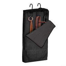 Heavy Duty Horse Tack Storage Bag with Hooks, 1680D Fabric Harness Organizer for Stable Use