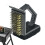 BBQ Grill Brush with Copper Wire Bristles, Right Angle Scraper for Deep Corner Cleaning and BBQ 1
