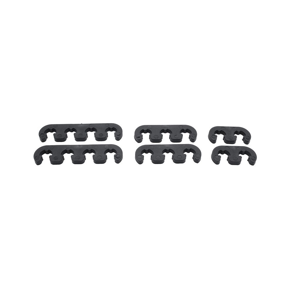 Universal 7Mm 8Mm For Wire Separator Divider Ignition Lead Wire Divider Separator Clip Black 6031951772849
