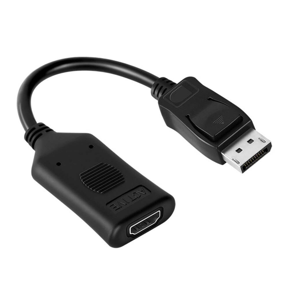 Active Displayport To Hdtv Port 4K 60Hz Video Converter Cable Adapter Dp To Hdtv 4K 60Hz, Multimonitor, Plug And Play 9187378696064