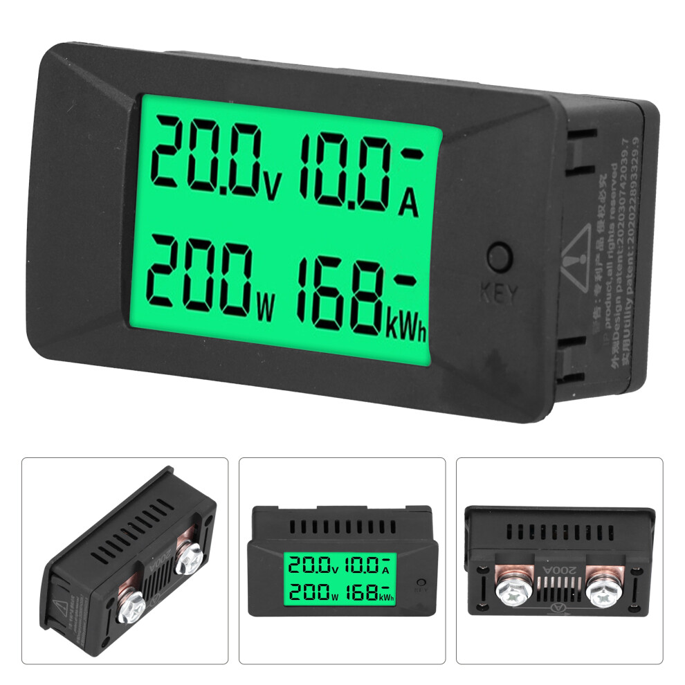 Digital Energy Meter Lcd Display 0-300V 200A Dc 5-12V Pzemâ025 8101378013769