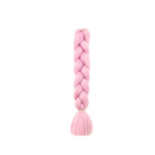 Genanvendelige fletninger, 60 cm flerfarvede syntetiske fiberextensions, naturligt udseende og blødt berøringsfrisure, din ultimative