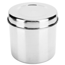 Stainless Steel Medical Canister For Iodine Gauze, Reusable Design Good Sealing Ability Anti Iodine Resistant With Hemming Lid, Durable And Long