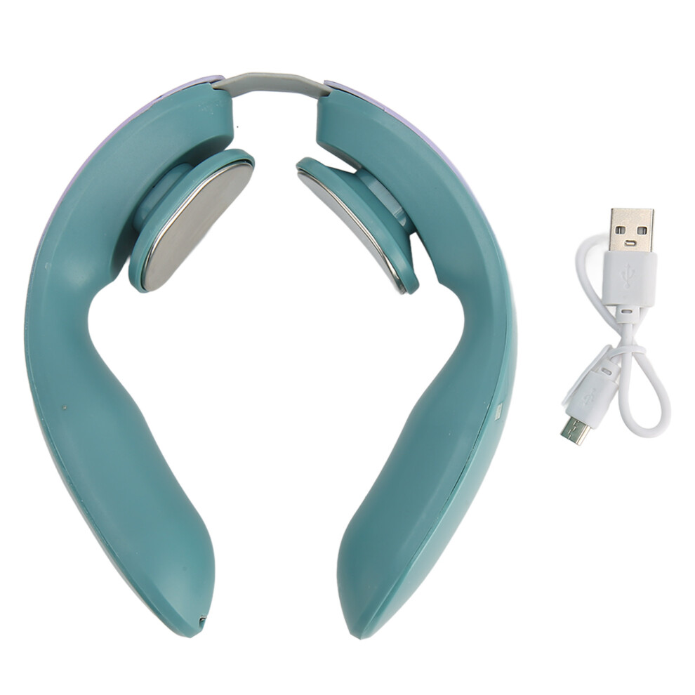 Cordless Neck Massager With Red Light Vibration For Deep Tissue Pain Relief, Thermostatic Heating Trigger Point Therapy Elastic Design Customizable