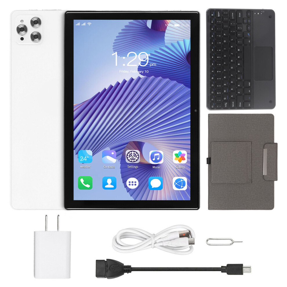 Octa Core Processor Android 14 Tablet, Wifi6 Connectivity Dual Camera High Performance 2 In 1 Tablet Support Face Unlock Fast Charging Large Battery 9773935304017