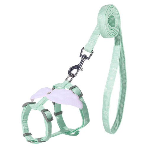 Escape Proof Cat Harness Cat Leash for Walking-S Green