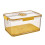 Bread Storage Container with Clear View Lid and Humidity Control Valve for Kitchen Countertop 1
