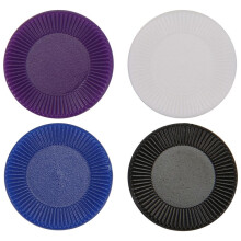 400 StüCk Kunststoff Poker Chips, Spiel Spiel Chips, 4 Farben, Spiel Gegen Karte zum Spielen, ZäHlen, Bingo Spiel Chips Karte Spiel, 2