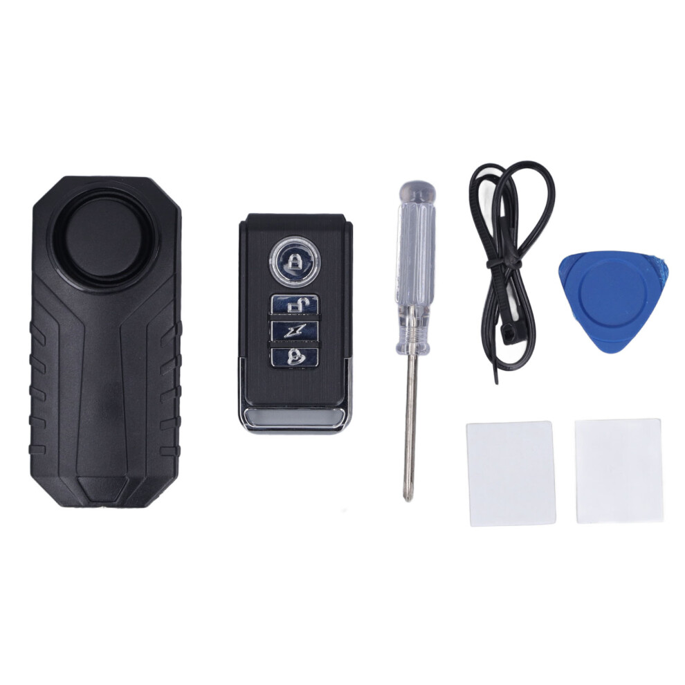 Anti-Theft Motorcycle Alarm, Burglar Security System For Bike Electric Vehicles With Vibration Sensors, Super Loud 113Db Alert, Expandable With 9773935217997