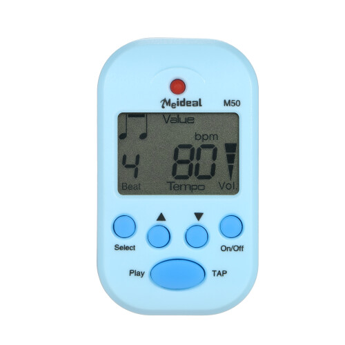Métronome numérique mini M50, 30-280 BPM, bleu/violet, à clipser 2