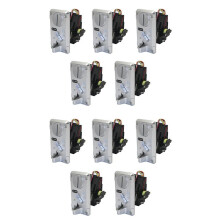 10X Coin Acceptor Coin Pusher JY133A CPU Arcade Coin Selector for Vending Machine Arcade Game Ticket Exchange