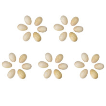 Set of 30 Pcs Wooden Percussion Musical Egg Maracas Egg Shakers Musical Instrument Toy for Kids
