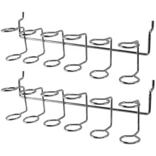 8 Pcs Screwdriver Holder Pegboard Multi-Tool Holder Accessory Pegboard Accessories Multi-Ring Tool Holder for Pegboard