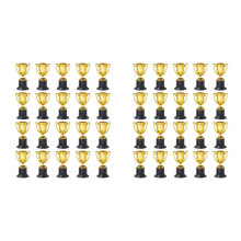 40 PZ  Tazze D'Oro Di Plastica Trofei per I Bambini del Partito Giocattoli Di Apprendimento Precoce Premi Trofeo Vacanza per Bambini Ricompensa
