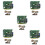 5X 60 in 1 Multicade PCB Board Arcade Game Board with 28P Cable VGA Output Arcade Game Board Horizontal for Jamma Arcade 1