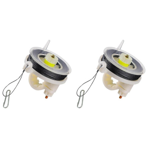 Trip Wire  Reusable Reel (2 Pack) - Early Warning Perimeter Defense for All Devices 85FT   Easy Wind Reel