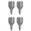 2 Pair for  RC Pro with Screen Remote Control Joysticks Can Be Stored  3 Classic  3 Pro Accessories,Silver 1