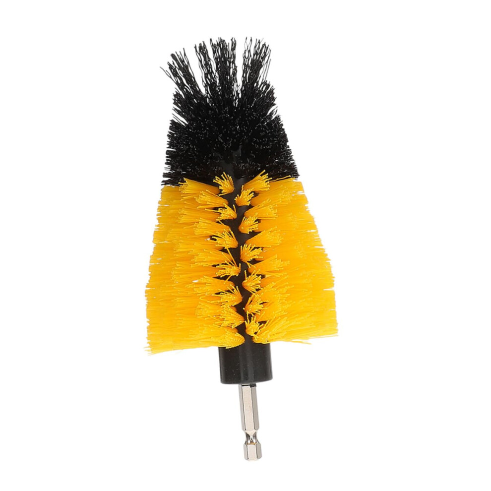 Drill Brush Attachment Set With Stiff Bristles For Bathroom, Tile, Grout, Wheel And Tire Cleaning 9199774393263