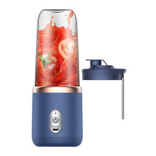 Portable Blender for Smoothies and Shakes 14oz Mini Travel Size with 6 Blades Easy OneButton Mixing