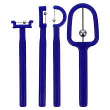 4pcs Speech Therapy Tools Set for Kids, Stainless Steel Tongue Tip Trainer, Oral Muscle Exerciser