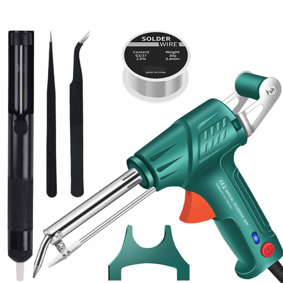 Soldering Iron Kit With Solder And Flux, Multi-Function Soldering Gun Set For Circuit Board Repair 9187378698105